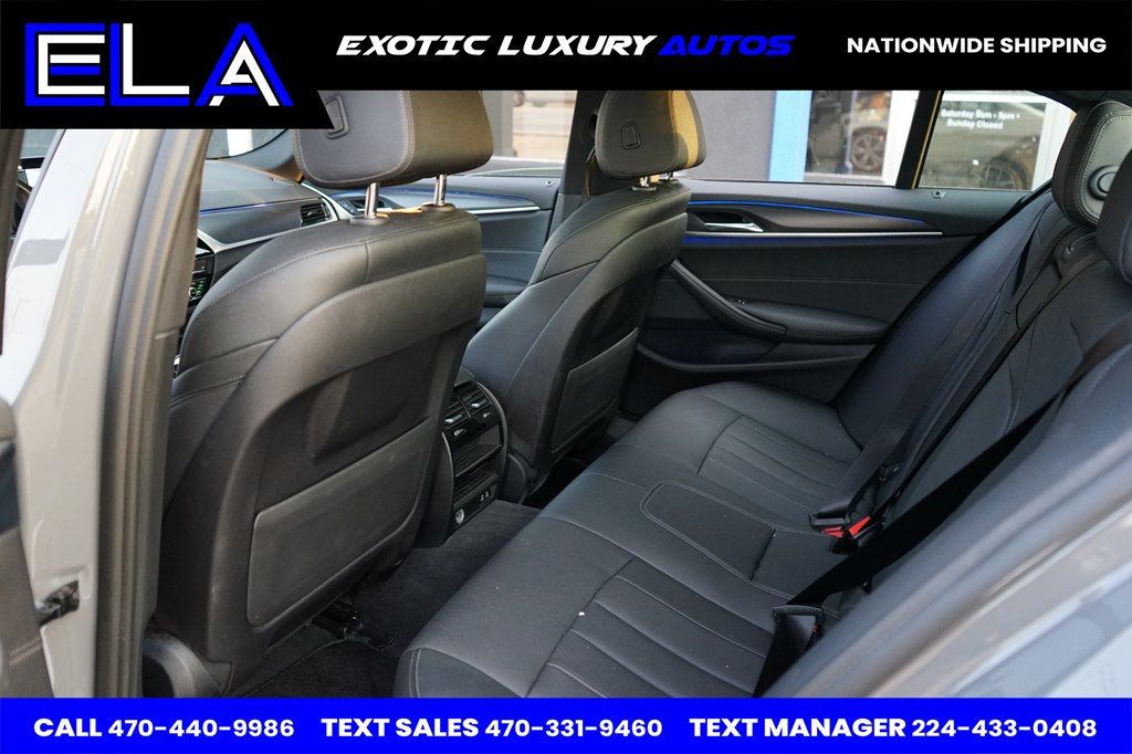 2022 BMW 5 Series COMFORT PAK! M PAK! UPGRADED DIAMOND CUT LEATHER INTERIOR! CLEAN - 22948866 - 33
