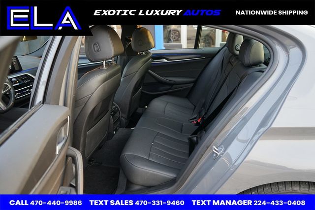 2022 BMW 5 Series COMFORT PAK! M PAK! UPGRADED DIAMOND CUT LEATHER INTERIOR! CLEAN - 22948866 - 34
