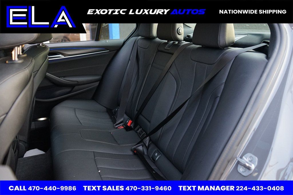 2022 BMW 5 Series COMFORT PAK! M PAK! UPGRADED DIAMOND CUT LEATHER INTERIOR! CLEAN - 22948866 - 35