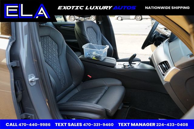 2022 BMW 5 Series COMFORT PAK! M PAK! UPGRADED DIAMOND CUT LEATHER INTERIOR! CLEAN - 22948866 - 39