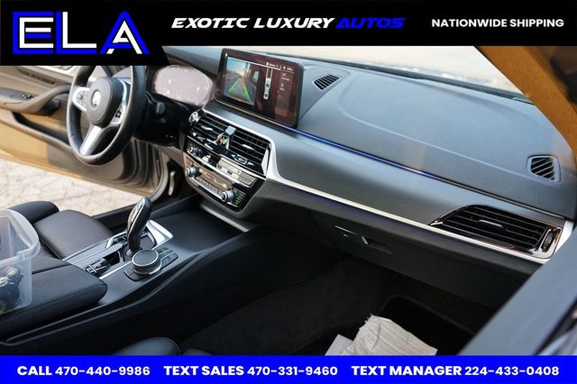 2022 BMW 5 Series COMFORT PAK! M PAK! UPGRADED DIAMOND CUT LEATHER INTERIOR! CLEAN - 22948866 - 42