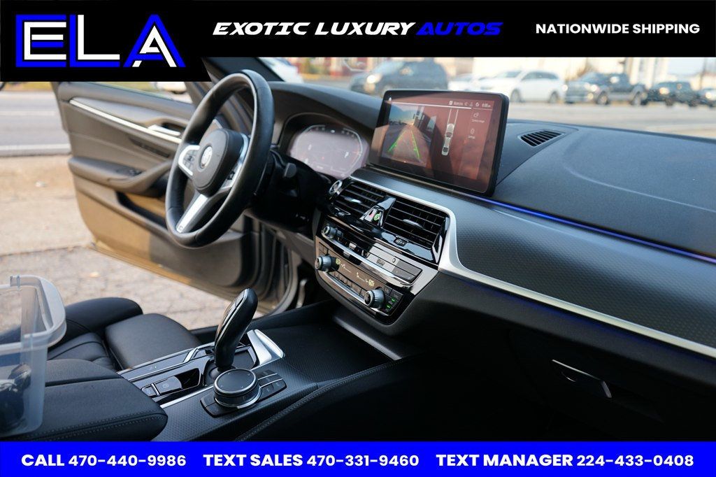 2022 BMW 5 Series COMFORT PAK! M PAK! UPGRADED DIAMOND CUT LEATHER INTERIOR! CLEAN - 22948866 - 43