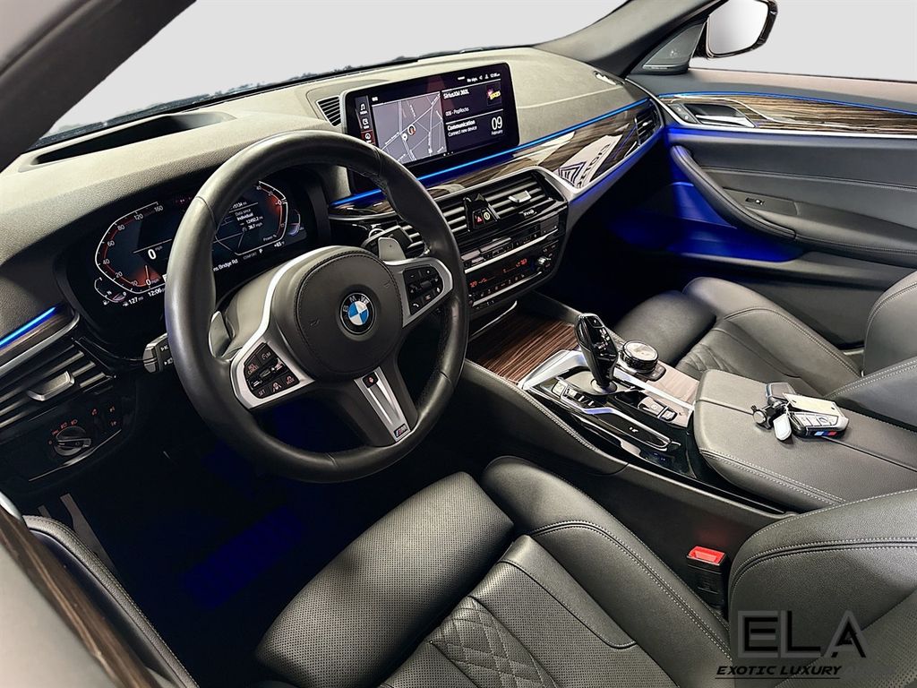 2022 BMW 5 Series  Executive Package! BIG RED BRAKES! M PAK! CLEAN #ELA ONLY! - 22973129 - 40