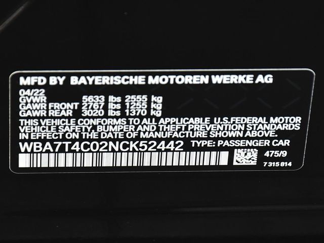 2022 BMW 7 Series 740i xDrive - 23038967 - 21