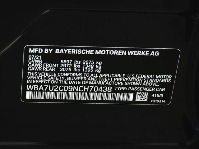 2022 BMW 7 Series 750i xDrive - 23011154 - 23