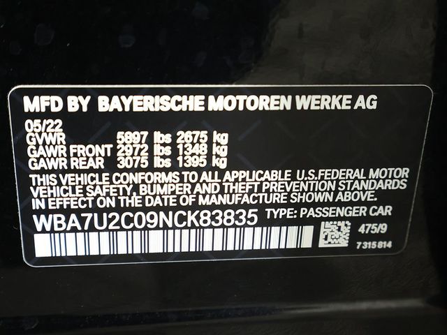 2022 BMW 7 Series 750i xDrive - 23024859 - 71