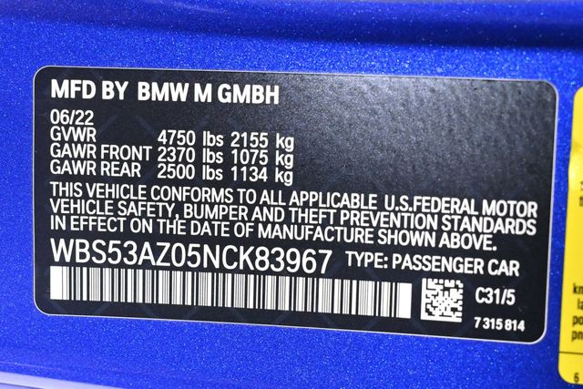 2022 BMW M4 Base - 22985361 - 27