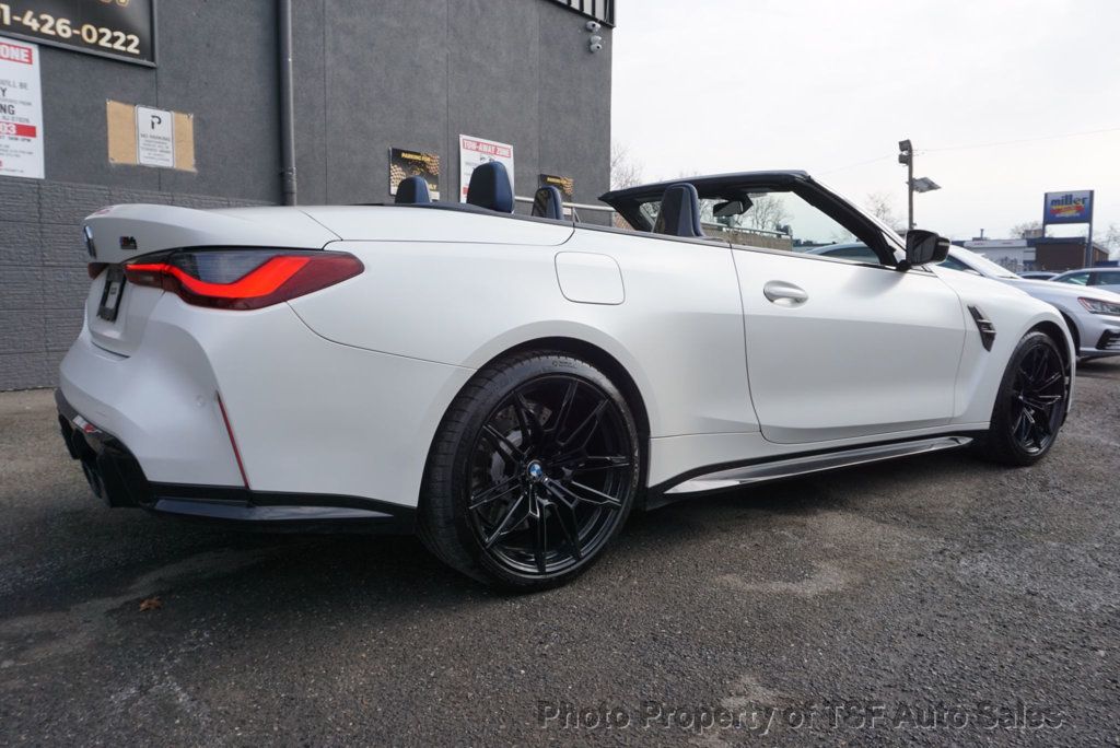 2022 BMW M4 Competition xDrive Convertible FROZEN WHITE BLUE CARBON BUCKETS  - 22985548 - 9