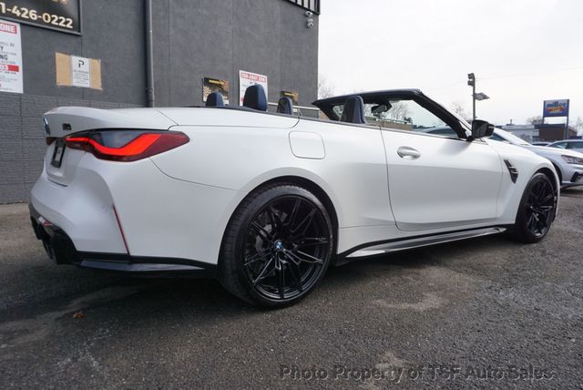 2022 BMW M4 Competition xDrive Convertible FROZEN WHITE BLUE CARBON BUCKETS  - 22985548 - 9