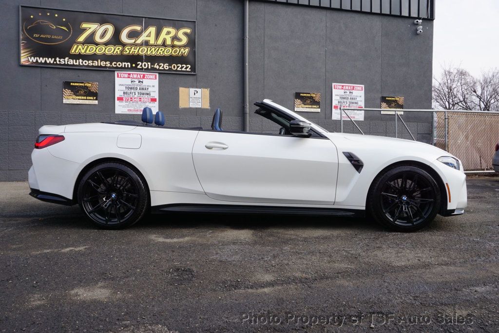 2022 BMW M4 Competition xDrive Convertible FROZEN WHITE BLUE CARBON BUCKETS  - 22985548 - 10