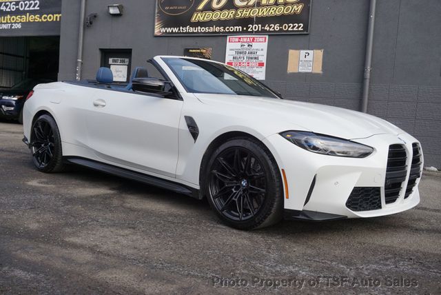 2022 BMW M4 Competition xDrive Convertible FROZEN WHITE BLUE CARBON BUCKETS  - 22985548 - 11