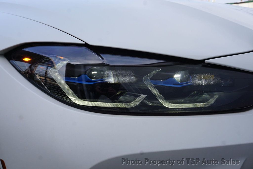 2022 BMW M4 Competition xDrive Convertible FROZEN WHITE BLUE CARBON BUCKETS  - 22985548 - 12