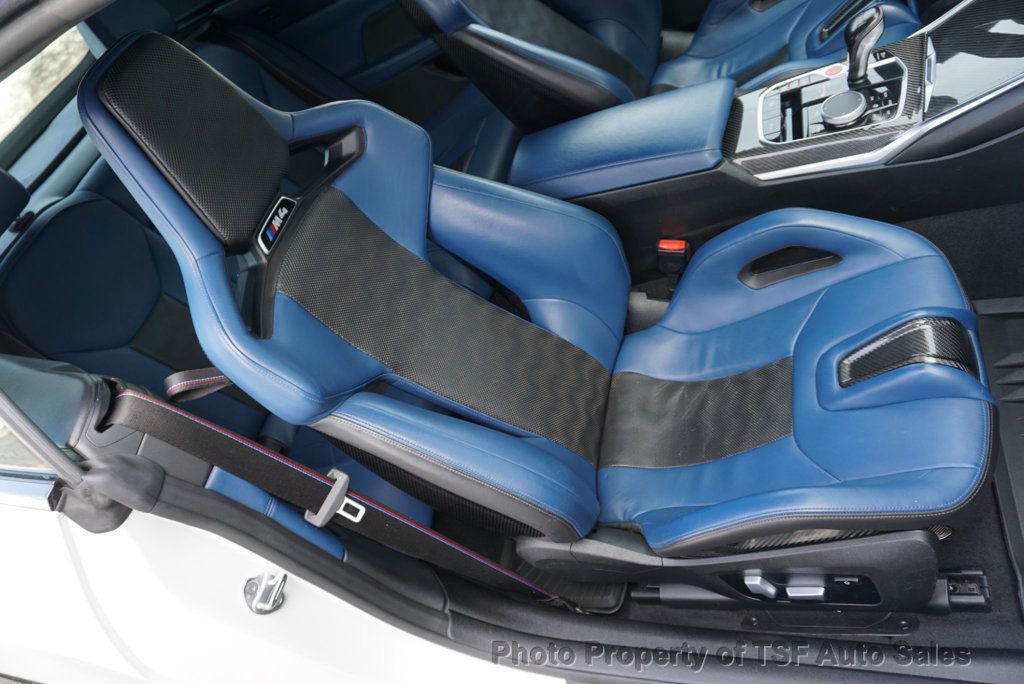 2022 BMW M4 Competition xDrive Convertible FROZEN WHITE BLUE CARBON BUCKETS  - 22985548 - 15