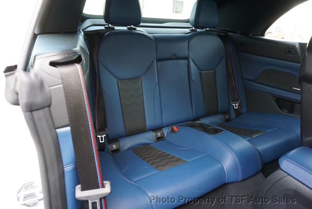 2022 BMW M4 Competition xDrive Convertible FROZEN WHITE BLUE CARBON BUCKETS  - 22985548 - 19