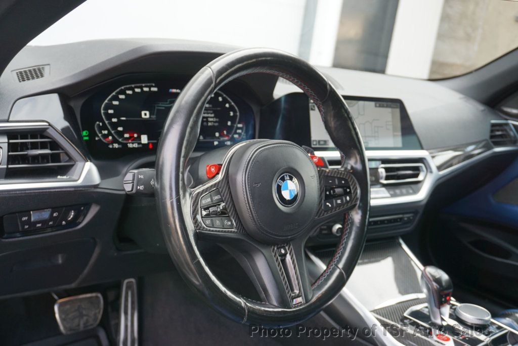 2022 BMW M4 Competition xDrive Convertible FROZEN WHITE BLUE CARBON BUCKETS  - 22985548 - 20