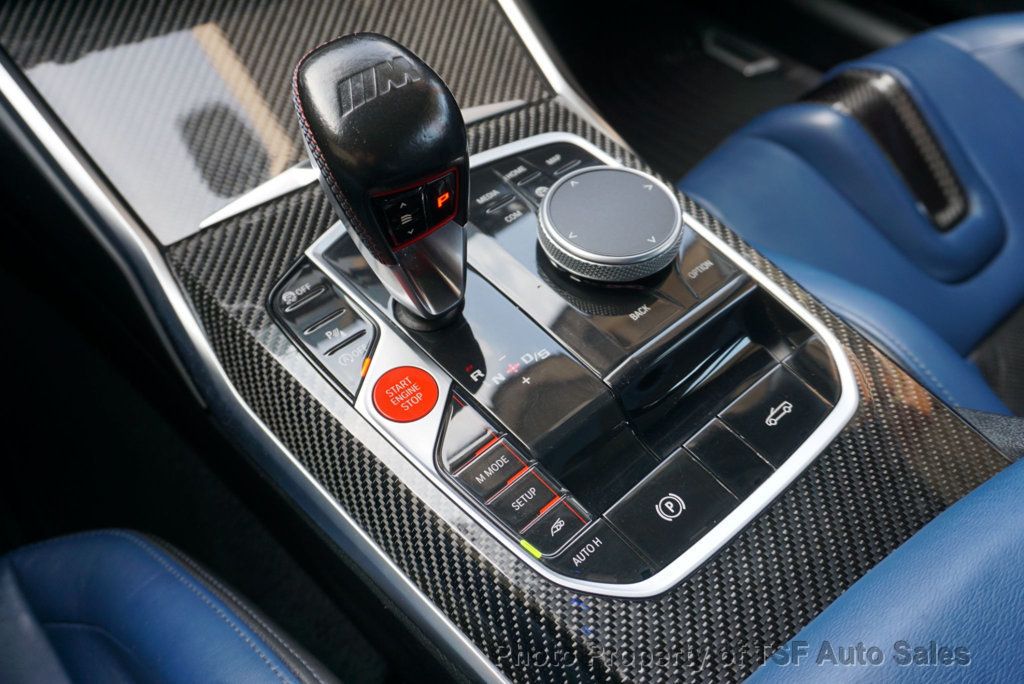 2022 BMW M4 Competition xDrive Convertible FROZEN WHITE BLUE CARBON BUCKETS  - 22985548 - 39