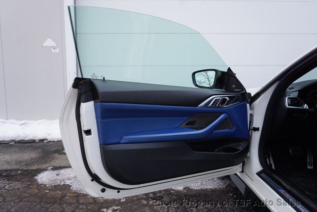 2022 BMW M4 Competition xDrive Convertible FROZEN WHITE BLUE CARBON BUCKETS  - 22985548 - 57