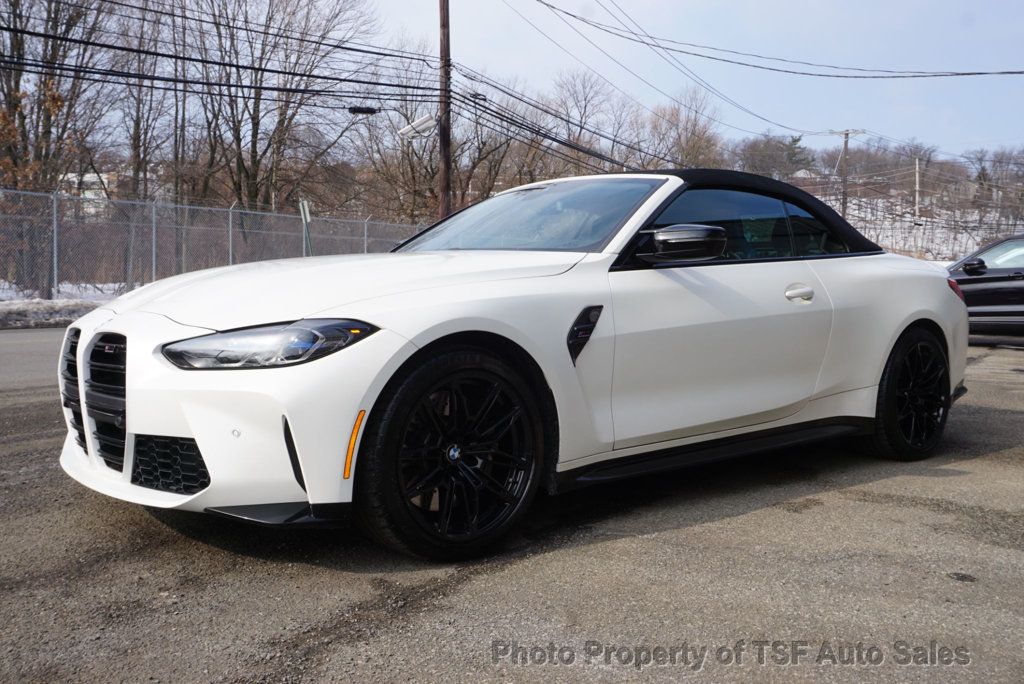 2022 BMW M4 Competition xDrive Convertible FROZEN WHITE BLUE CARBON BUCKETS  - 22985548 - 5