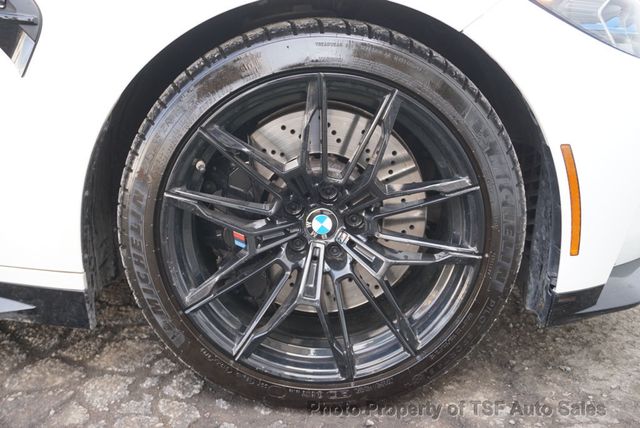 2022 BMW M4 Competition xDrive Convertible FROZEN WHITE BLUE CARBON BUCKETS  - 22985548 - 61