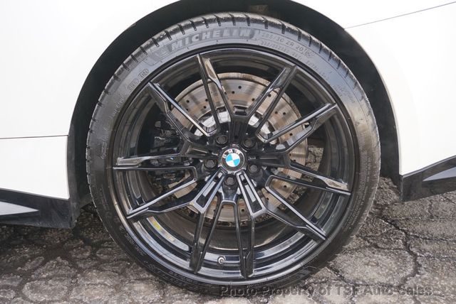 2022 BMW M4 Competition xDrive Convertible FROZEN WHITE BLUE CARBON BUCKETS  - 22985548 - 64