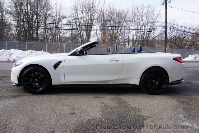 2022 BMW M4 Competition xDrive Convertible FROZEN WHITE BLUE CARBON BUCKETS  - 22985548 - 6