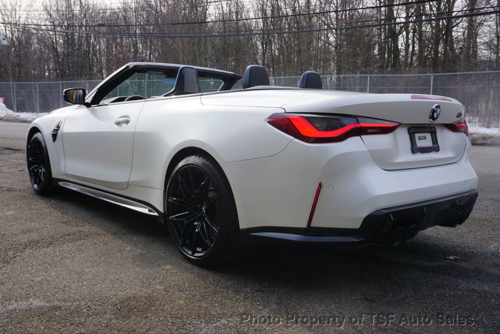 2022 BMW M4 Competition xDrive Convertible FROZEN WHITE BLUE CARBON BUCKETS  - 22985548 - 7