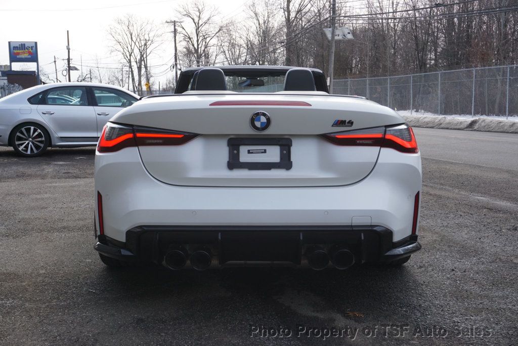 2022 BMW M4 Competition xDrive Convertible FROZEN WHITE BLUE CARBON BUCKETS  - 22985548 - 8
