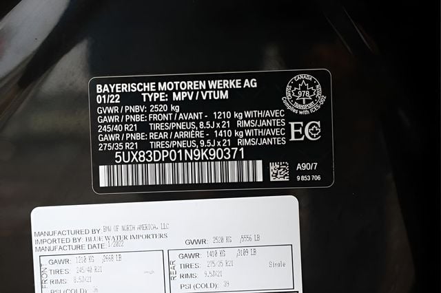 2022 BMW X3 M40i Sports Activity Vehicle - 22992428 - 39