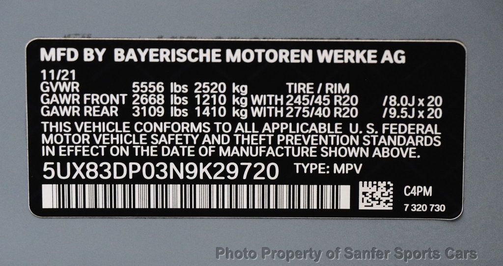 2022 BMW X3 M40i Sports Activity Vehicle - 22647665 - 54