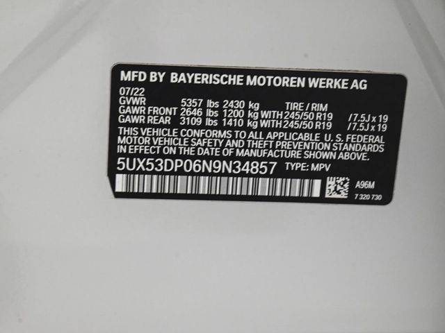2022 BMW X3 xDrive30i - 23029620 - 13