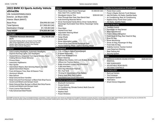 2022 BMW X3 xDrive30i Sports Activity Vehicle - 22919074 - 69