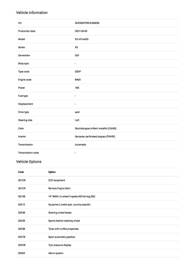 2022 BMW X3 xDrive30i Sports Activity Vehicle - 22953587 - 55
