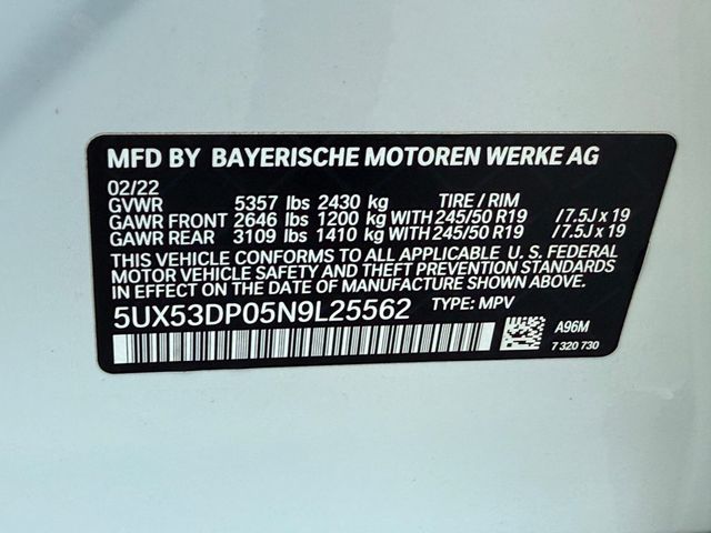 2022 BMW X3 xDrive30i Sports Activity Vehicle - 22893863 - 41