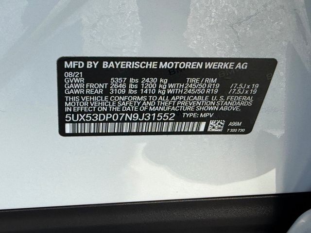 2022 BMW X3 xDrive30i Sports Activity Vehicle - 22968203 - 41