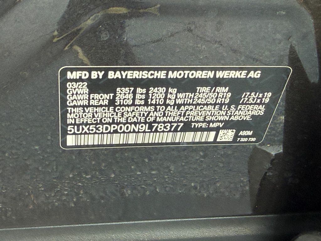 2022 BMW X3 xDrive30i Sports Activity Vehicle - 23055451 - 42