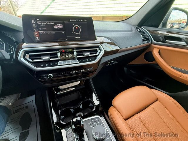 2022 BMW X3 xDRIVE 30i SPORTS ACTIVITY WB/ BLIND SPOT & LANE KEEP ASSIST - 22980095 - 30