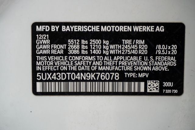 2022 BMW X4 M40i Sports Activity - 22948428 - 46