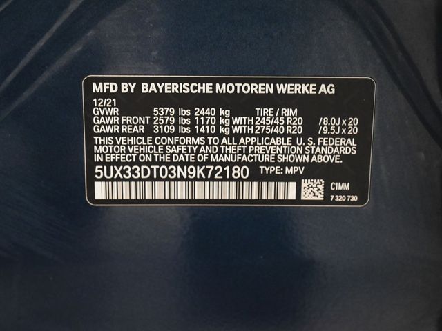 2022 BMW X4 xDrive30i - 22957706 - 12