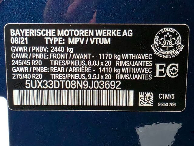 2022 BMW X4 xDrive30i Sports Activity - 22953585 - 18