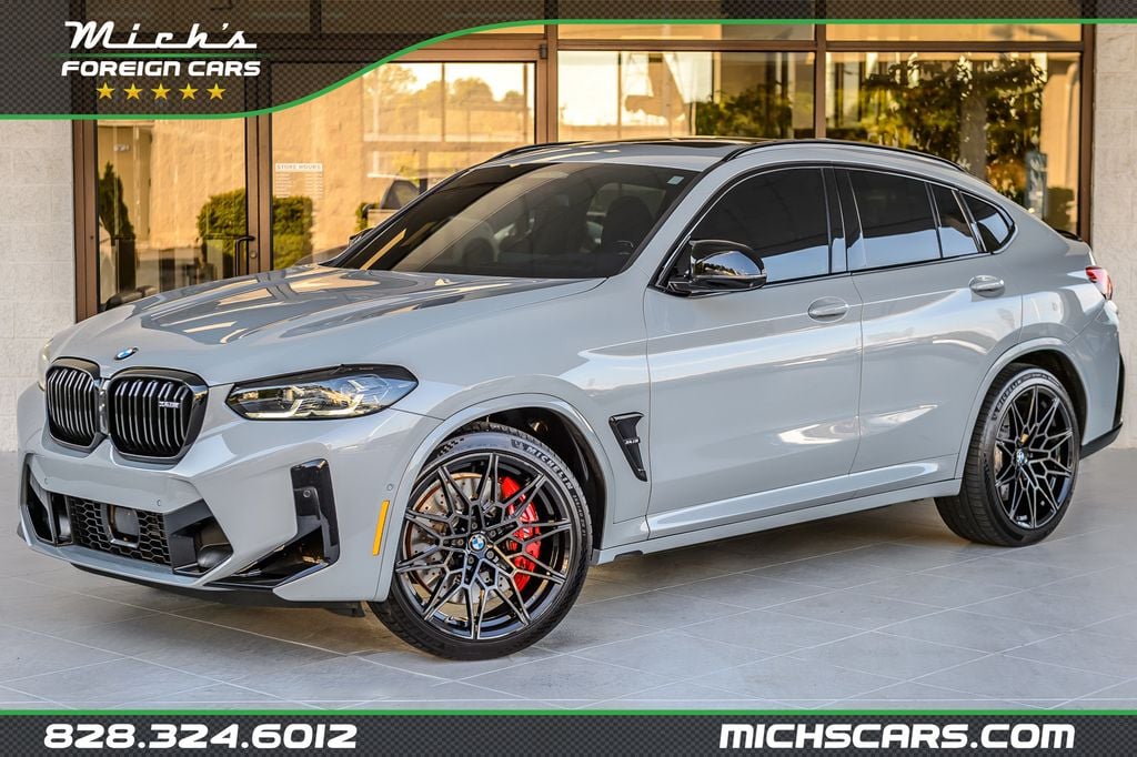 2022 BMW X4 M X4 M BROOKLYN GRAY ON BLACK - NAV - BLUETOOTH - MUST SEE - 23097083 - 0