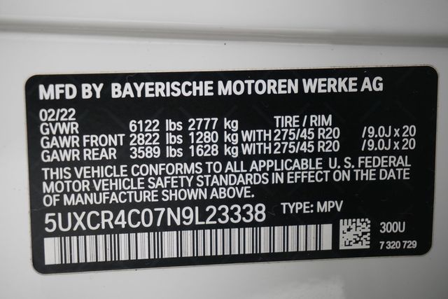 2022 BMW X5 sDrive40i Sports Activity Vehicle - 22948464 - 36