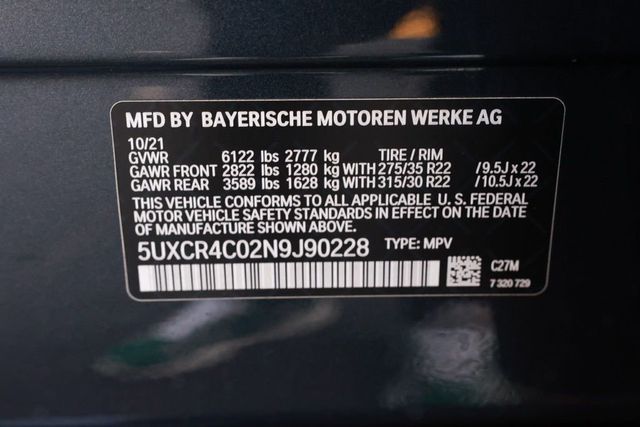 2022 BMW X5 sDrive40i Sports Activity Vehicle - 23033528 - 48