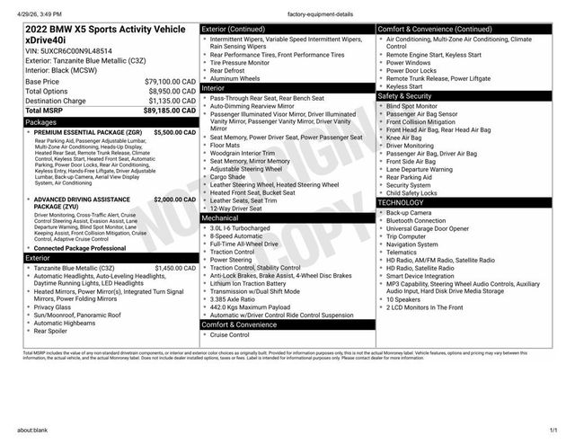 2022 BMW X5 xDrive40i Sports Activity Vehicle - 23020472 - 11