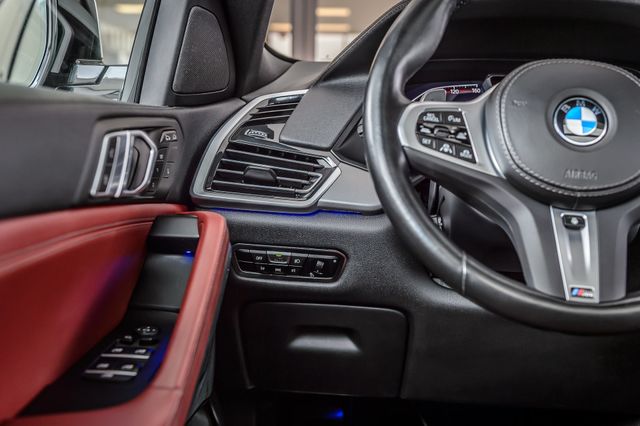 2022 BMW X6 X6 40i xDRIVE M SPORT - WHITE ON RED - NAV - CARPLAY - LOADED  - 22953893 - 23