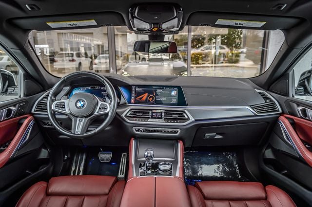 2022 BMW X6 X6 40i xDRIVE M SPORT - WHITE ON RED - NAV - CARPLAY - LOADED  - 22953893 - 2