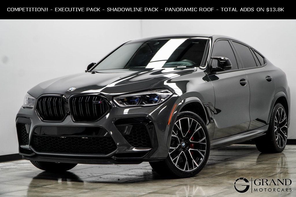 Used 2022 BMW X6 M Base with VIN 5YMCY0C07N9M65631 for sale in Kennesaw, GA