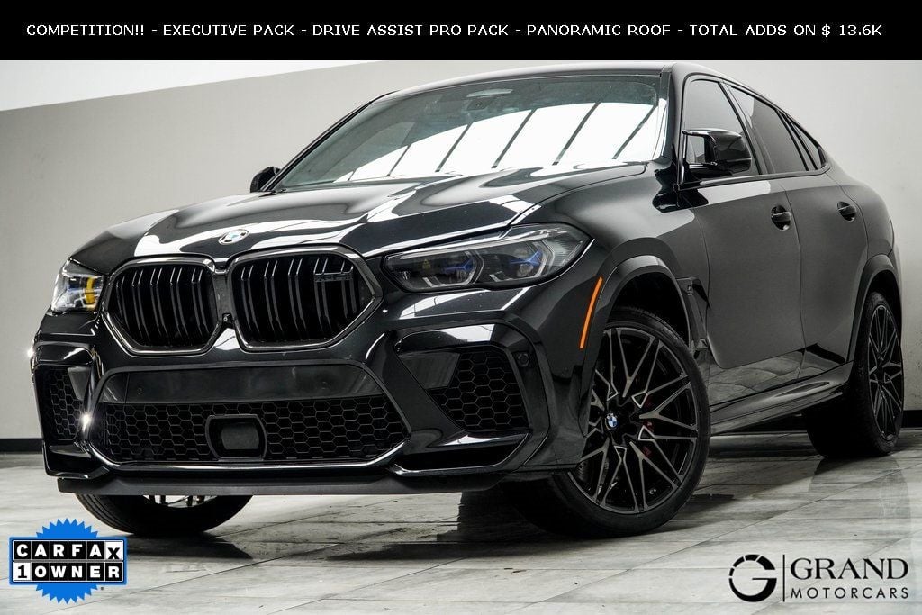 Used 2022 BMW X6 M Base with VIN 5YMCY0C00N9L14081 for sale in Kennesaw, GA