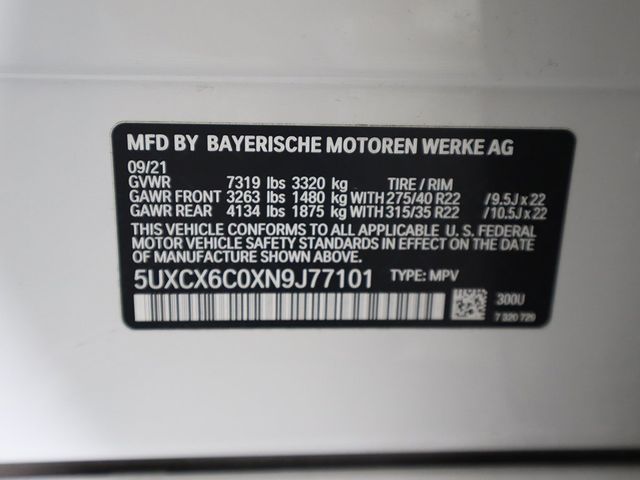 2022 BMW X7 M50i Sports Activity Vehicle - 22883113 - 72