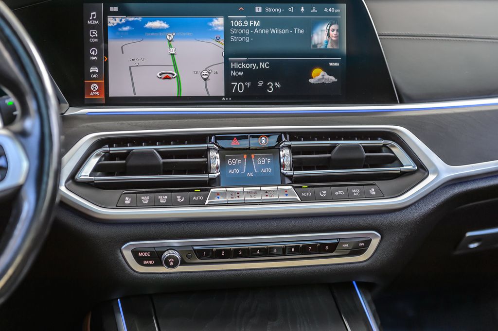 2022 BMW X7 X7 40i xDRIVE M SPORT WHITE ON BROWN NAV PANO ROOF BACKUP CAM - 23021740 - 29