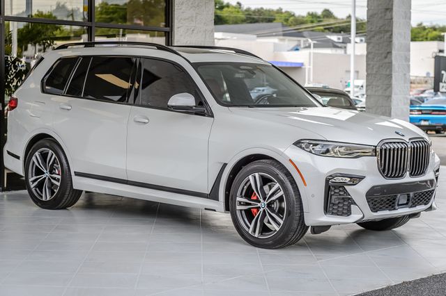 2022 BMW X7 X7 40i xDRIVE M SPORT WHITE ON BROWN NAV PANO ROOF BACKUP CAM - 23021740 - 3